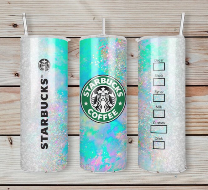 Starbucks 20 Oz Tumbler Starbucks Cup Tumbler With Straw Etsy