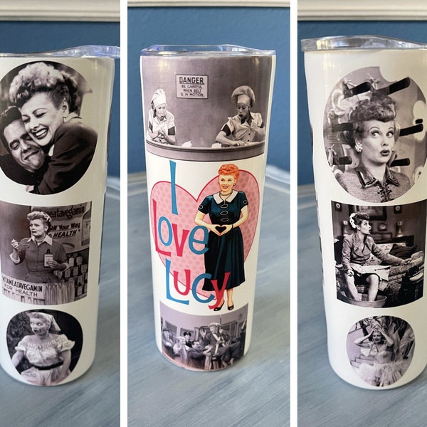 Lucille Ball Tumbler, Personalized Tumbler, Custom Tumbler, Tumbler Cups, Tumbler with Straw