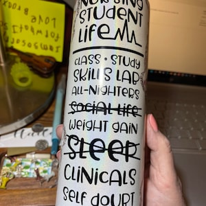 Nurses, Nursing School Tumbler, Graduation Gift, 20 oz Tumbler, RN