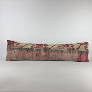Almofada lombar de 12x48 polegadas (30x122 cm), almofada tribal, almofada marroquina, almofada lombar, almofada decorativa turca, almofada decorativa exclusiva, almofada kilim