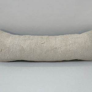 12x36 hemp pillow, long lumbar pillow, turkish pillow, boho pillow, morrocan cushion, unique throw pillow, ethnic pillow, lumbar pillow