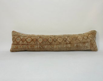 12x48 lumbar pillow, ottoman pillow cover, southwestern pillow, boho pillow, lumbar pillow, kilim pillow, vintage pillow, aztec pillow