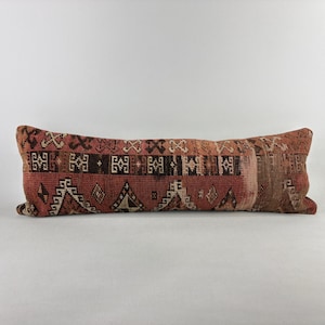 12x36 long lumbar pillow, morrocan pillow, pillow case, kilim pillow, unique throw pillow, decorative pillow, throw pillow cover