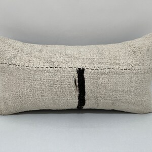 12x24 hemp pillow, unique throw pillow, southwestern pillow, kilim pillow, lumbar pillow, ethnic pillow, faded pillow, morrocan pillow