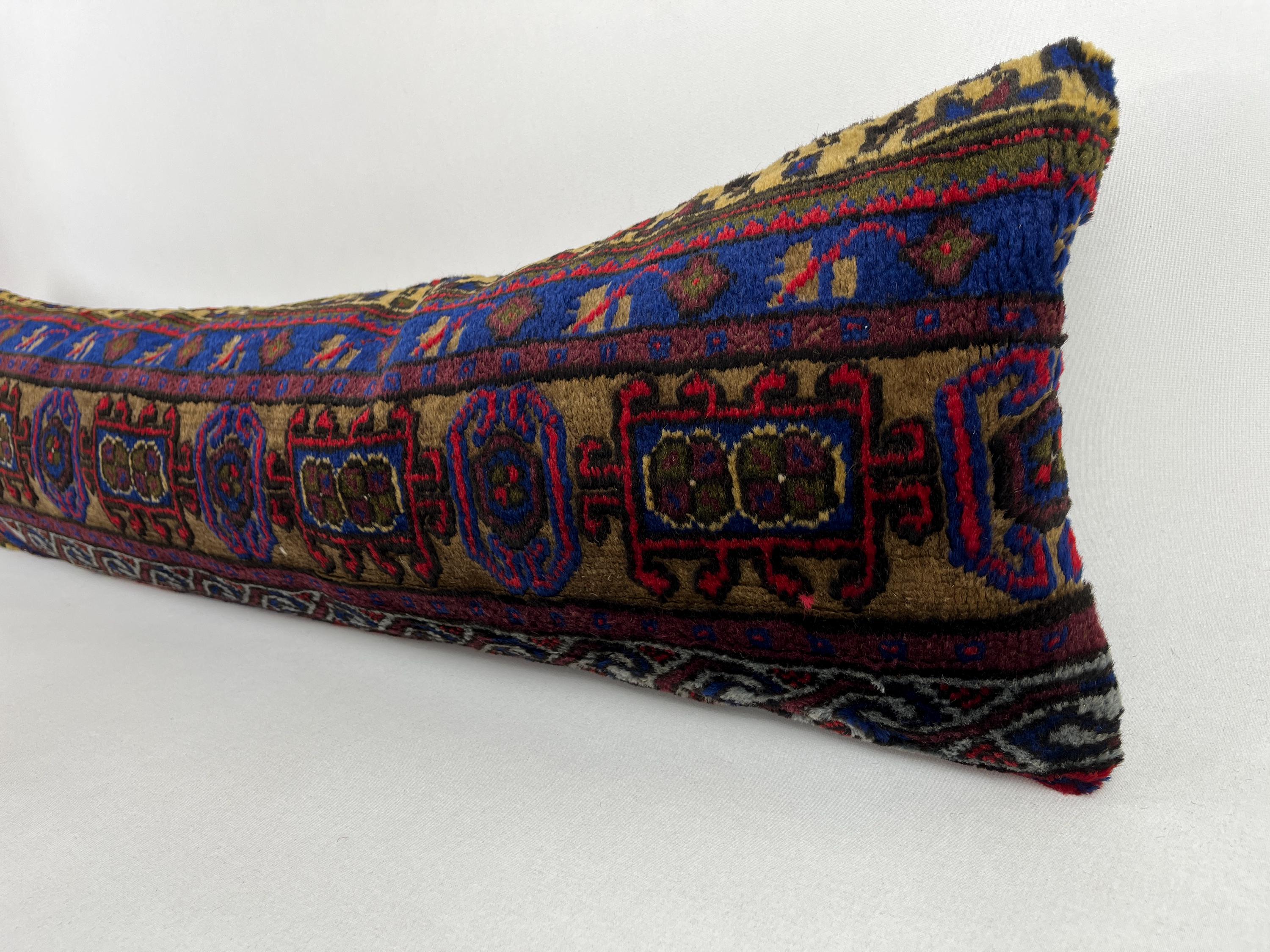 12x48 Long Lumbar Pillow, Tribal Pillow, Morrocan Pillow, Lumbar Pillow ...
