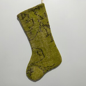 christmas stocking, kilim stocking, handmade stocking, turkish stocking, vintage stocking, boho stocking, vintage rug stocking