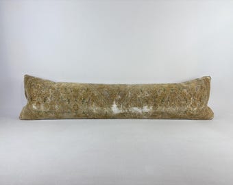 12x48 long lumbar pillow, tribal pillow, morrocan pillow, lumbar pillow, turkish throw pillow, unique throw pillow, kilim pillow