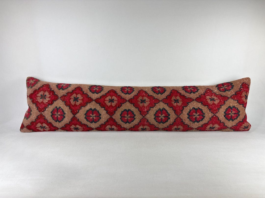 16x60 Kilim Pillow, Turkish Throw Pillow, Lumbar Pillow, Morrocan ...