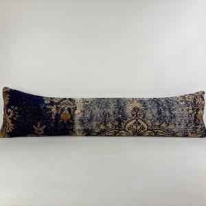 12x48 long lumbar pillow, vintage pillow, morrocan cushion, unique throw pillow, pillow cover, decorative pillow, boho pillow cover