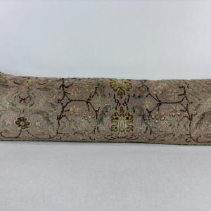 12x47 kilim pillow, home decor, turkish throw pillow, boho pillow cover, morrocan pillow, long lumbar pillow, ottoman pillow cover image 4