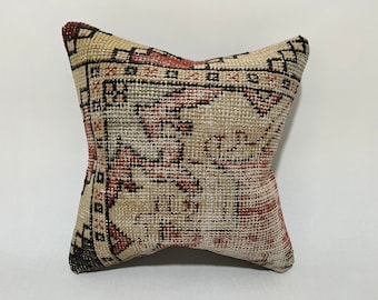 16x16 türkische Kissen, Stuhlkissen, Kissenbezüge, Boho Kissen, Boho Kissen, Vintage Kissen, Bodenkissen, Kissenbezüge