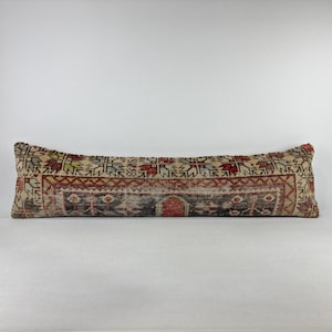 12x48 long lumbar pillow, tribal pillow, morrocan pillow, lumbar pillow, turkish throw pillow, unique throw pillow, kilim pillow
