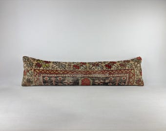 12x48 long lumbar pillow, tribal pillow, morrocan pillow, lumbar pillow, turkish throw pillow, unique throw pillow, kilim pillow