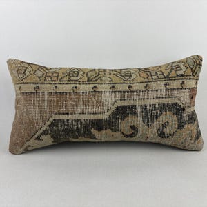 12x24 unique throw pillow, southwestern pillow, kilim pillow, lumbar pillow, ethnic pillow, faded pillow, morrocan pillow, boho pillow cover