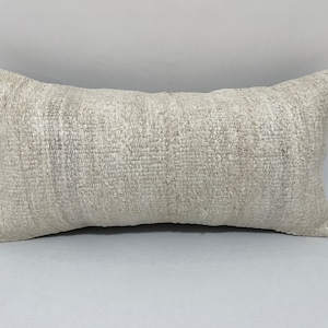 12x24 hemp pillow, lumbar pillow, rug pillow, morrocan pillow, decorative pillow, boho throw, morrocan cushion, pillow, boho pillow