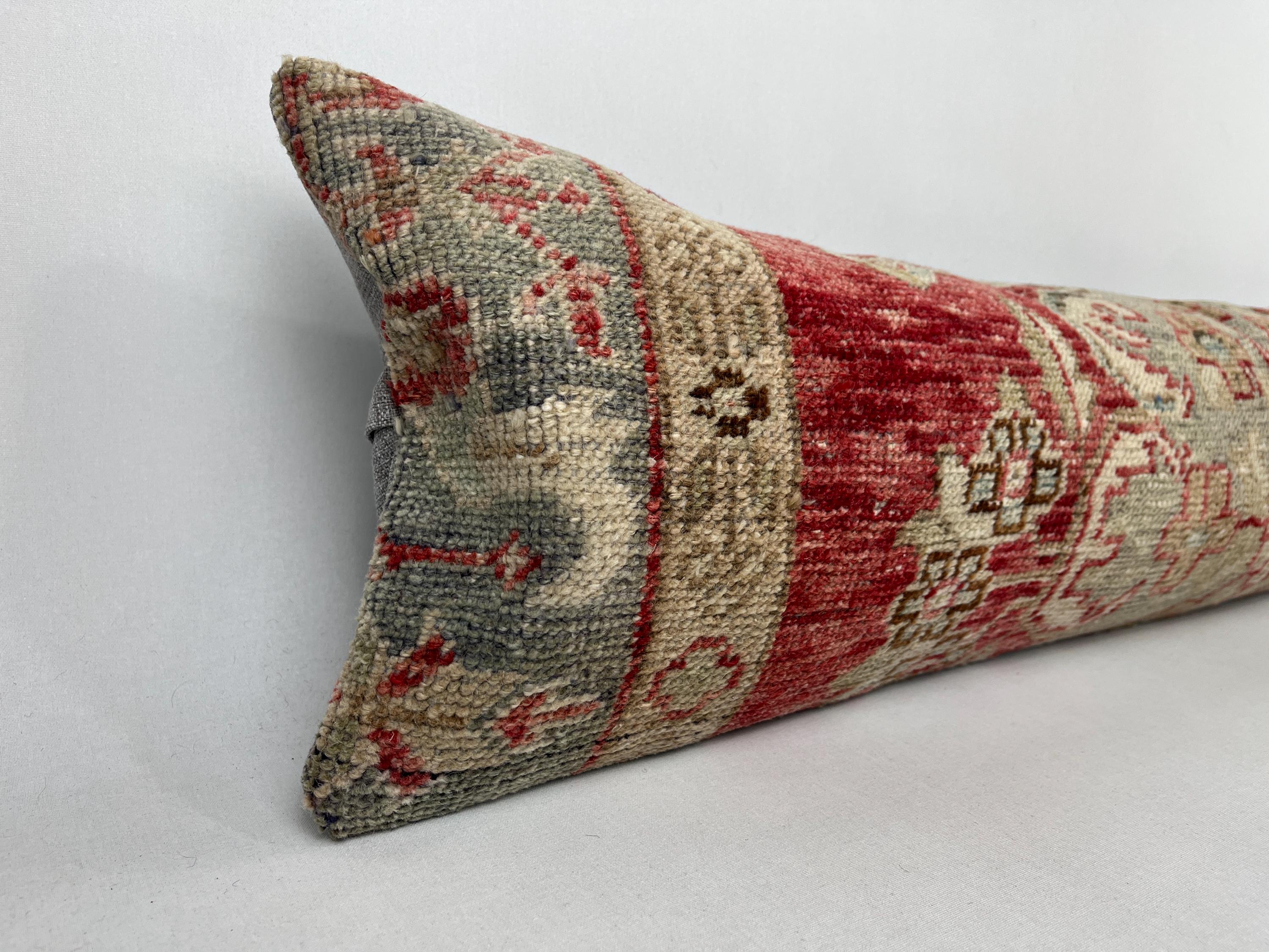 12x48 Long Lumbar Pillow, Turkish Throw Pillow, Morrocan