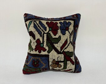 14x14 türkische Kissen, Stuhlkissen, Kissenbezüge, Boho Kissen, Boho Kissen, Vintage Kissen, Bodenkissen, Kissenbezüge