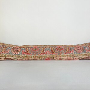 12x60 long lumbar pillow, turkish throw pillow, morrocan pillow, kilim pillow, ottoman pillow cover, decorative pillow, lumbar pillow,