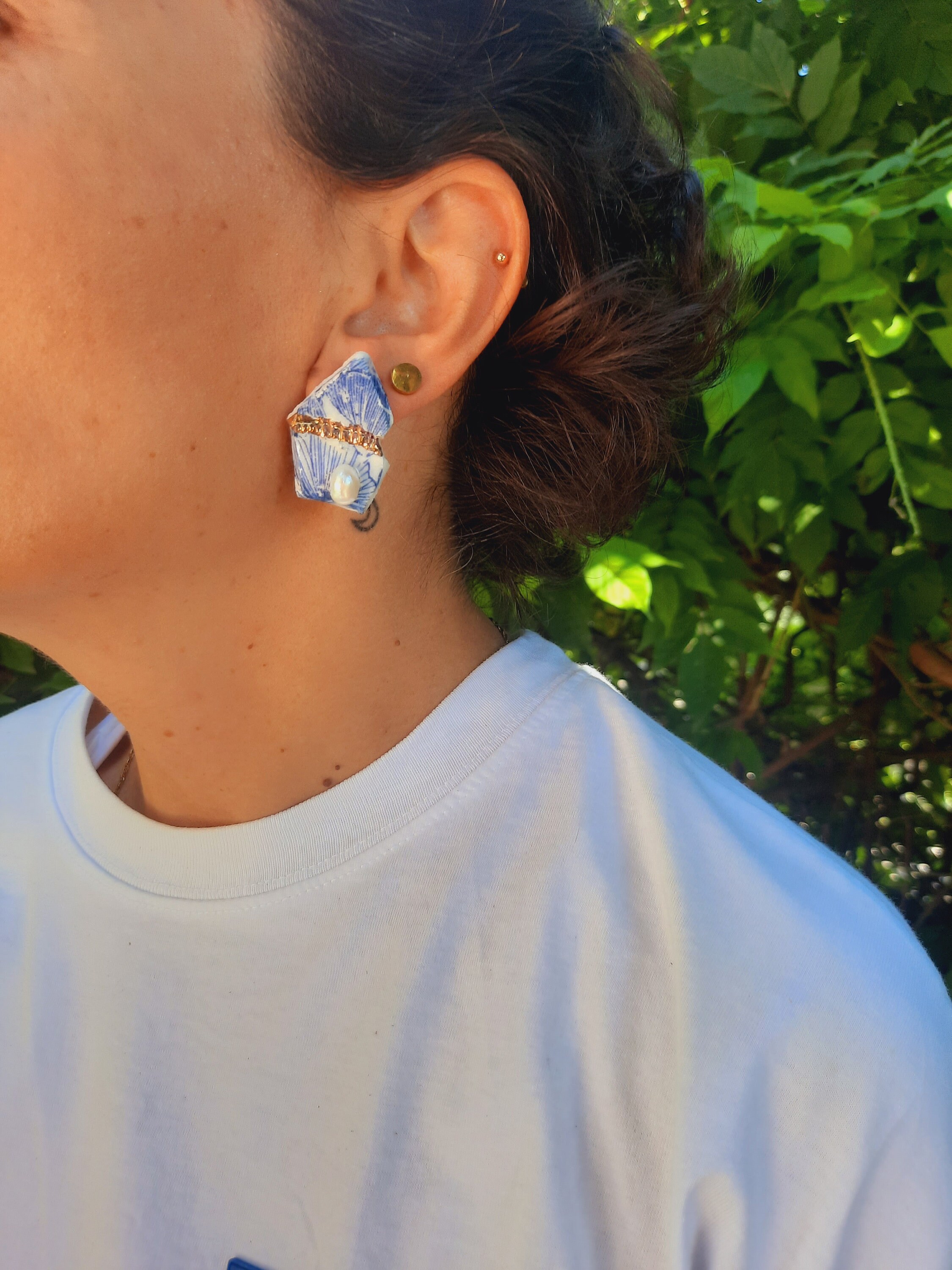 Kintsugi Earrings Etsy Canada