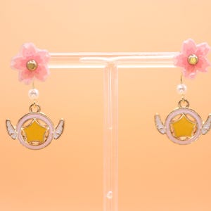 Pendientes de chica mágica, regalo para ella, regalo para él, cosplay otaku