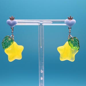 Kingdom Hearts inspired earrings gift for him gift for her otaku gamer cosplay