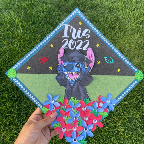Stitch Graduation Cap Topper Etsy