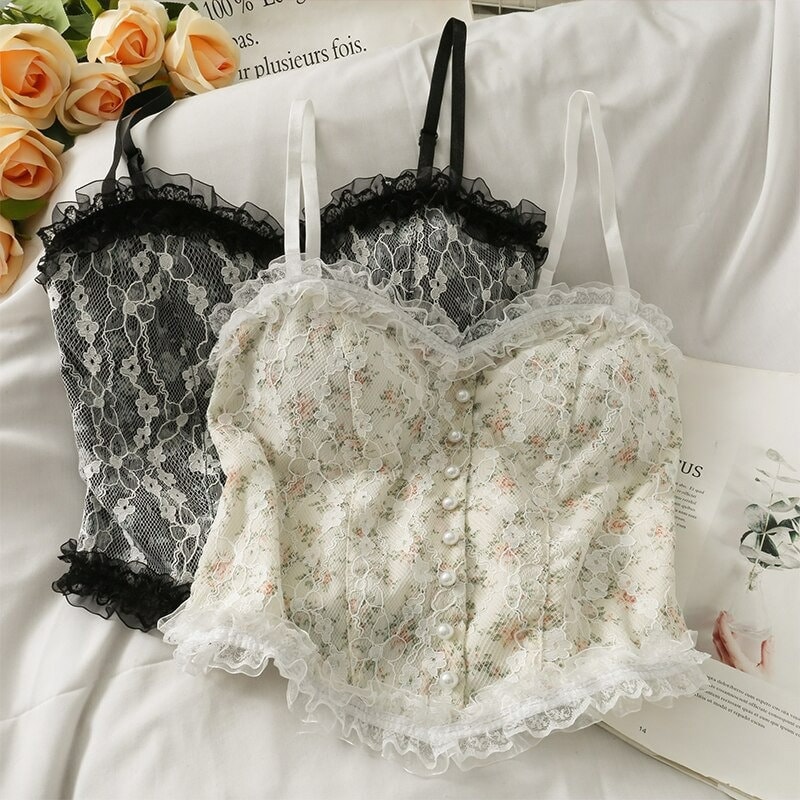 Lace trim cami Etsy
