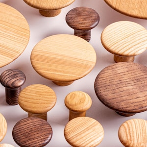 Scandi wall hooks, Hi-Fi room acoustic panel mount pegs, minimalist wood hangers, bulk hook set