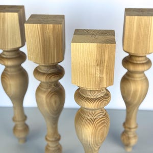 Wood furniture big legs, natural wood legs, wood furniture feet, dining table legs, wooden table legs, wooden hardware, handmade table legs