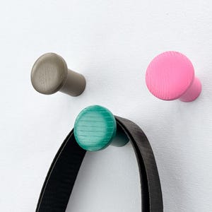 Modern wall wood hooks, clothes hanger rack, coat hooks for wall, wall hooks for coats, minimalist wall hook, simple natural wood rack