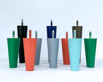 Small furniture legs, cabinet decoration, minimalistic legs, rustic furniture, turned drawer leg, handmade furniture, bedside cabinet legs