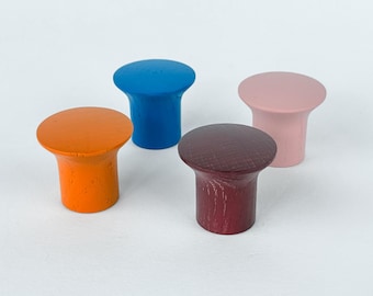 Minimalist colored furniture handles, handles for cabinets, drawer knobs handles, kids room knobs, furniture handles, wood drawer pulls