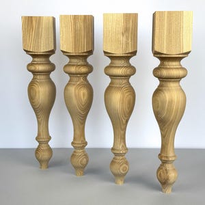 Farmhouse natural wood table legs, table furniture legs wood, handmade furniture, strong table legs, dining table legs, rustic furniture