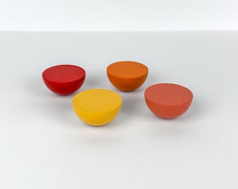 ミニマリストの丸型ハンドル、ワードローブのハンドル、木製家具のノブ、キャビネットのノブ、モダンなキャビネットのノブ、木製のドレッサーのノブ、家具のハンドル