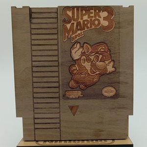 木製スーパーマリオブラザーズ3 NESカートリッジ