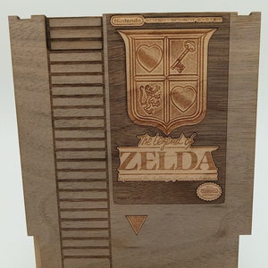 Wooden The Legend of Zelda NES Cartridge
