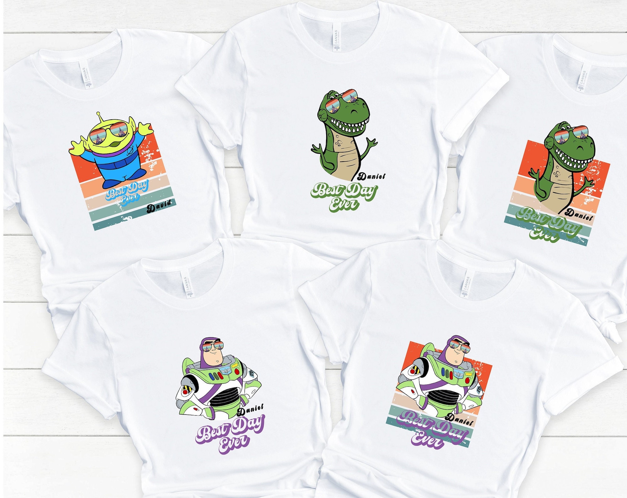 Passende Toy Story Disney T-Shirt Passende Toy Story Disney T-Shirt