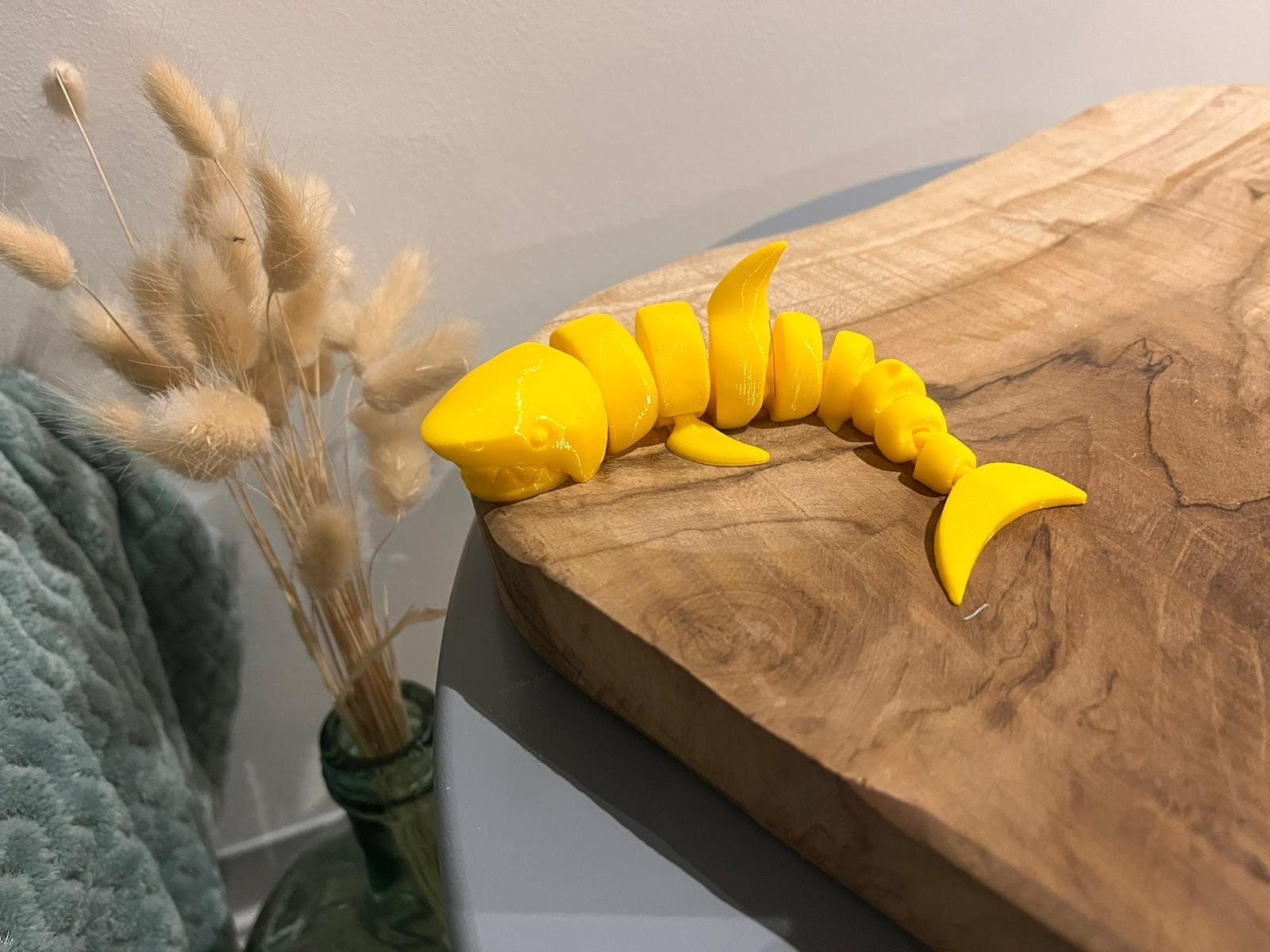 Requin Flex, Articulé, Jouet, Déco, 3D, Articulated Shark, Flexible