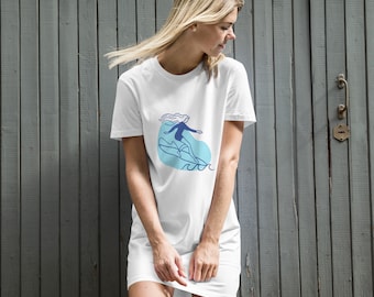 Surf Girl T-Shirt Kleid