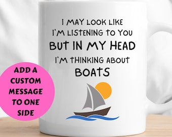 Boat Mug, Boating Gift, Funny Boating Gift For Men, Him, Gifts For Boaters, Boat Lover, Boat Owner Gift, Funny Gifts For Boaters