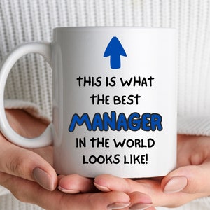 Mug For Manager, Best Manager In The World Mug, Leaving Gift for Best Manager, Thank You Gifts For Manager, Secret Santa Present
