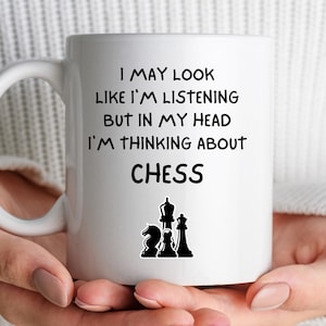 Funny Chess Mug Chess Themed Mugs Gift for Chess Players Chess Lover Gift Coffee Mug for Him or Her Chess Mate Mug