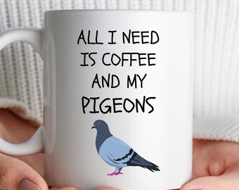 Personalised Pigeon Mug for Birthday Gift Pigeon Lovers Pigeon Dad Mug Funny Pigeon Mug for Women Pigeon Tea Cup Pigeon Funny Gifts