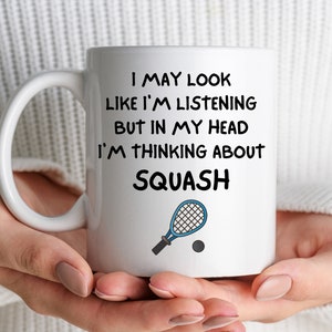 Funny gift for squash player