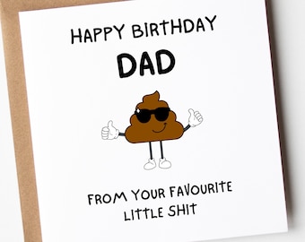 Funny Birthday Card For Dad, Happy Birthday Dad Card, Dads Birthday Card Funny, Funny Birthday Card Dad