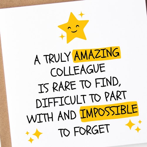 An Amazing Boss Thank You Card for Boss Leaving Work Etsy UK