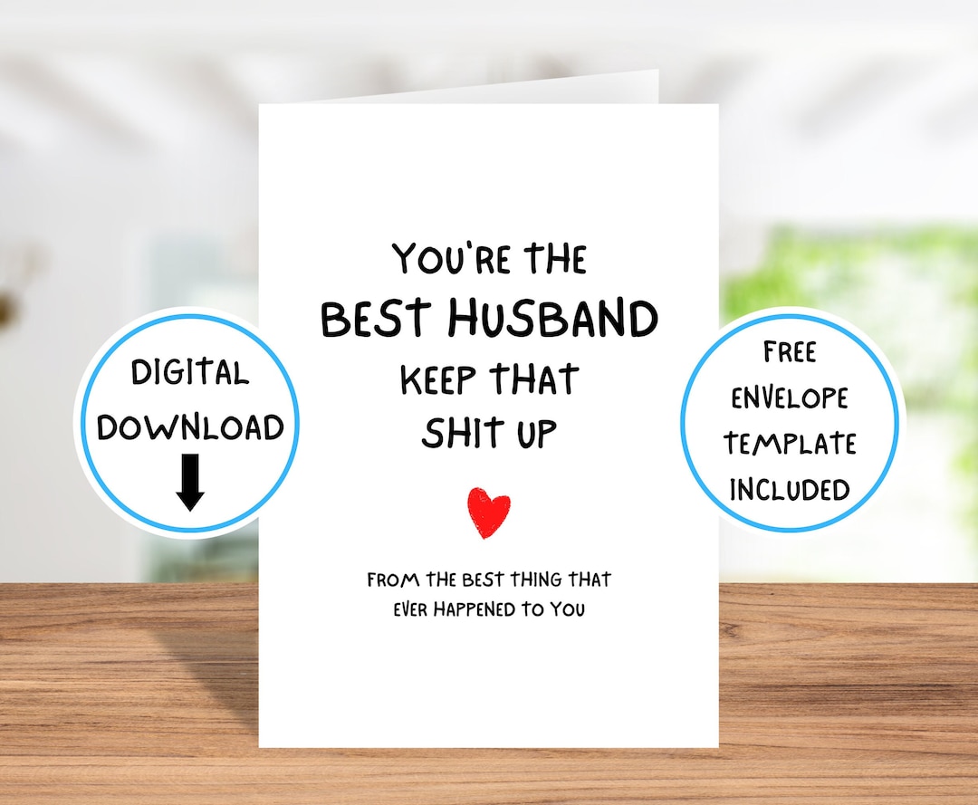 Printable Anniversary Card, Romantic Card for Him, Funny Anniversary ...