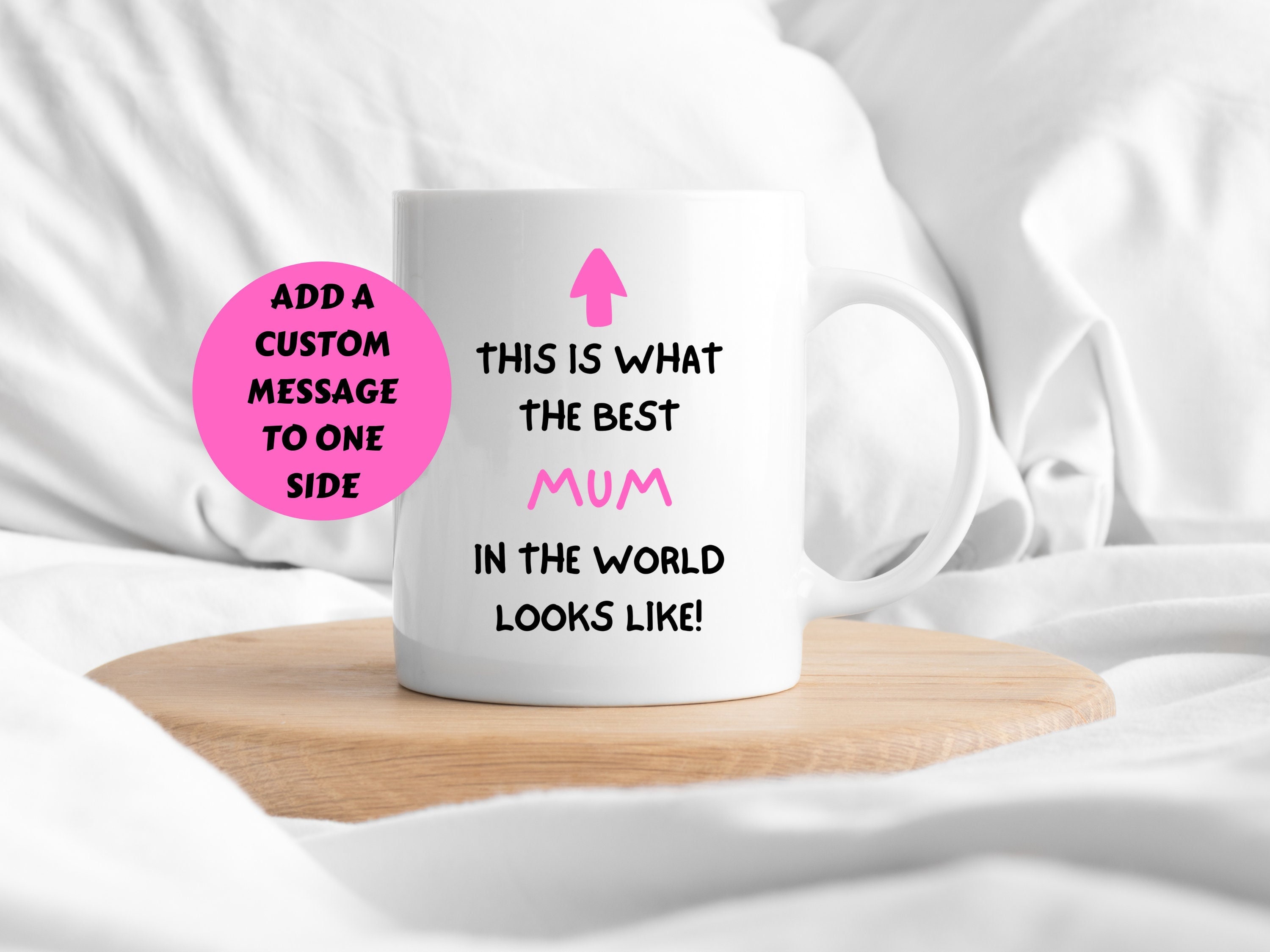 Worlds Best Mum Mug, Best Mum Mug, Birthday Gift For Mum, Mother's Day Gift For Mum, Mum Gift From Daughter, Personalised Mum Mug