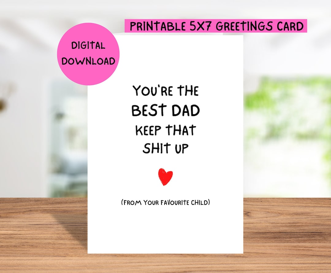 PRINTABLE Birthday Card for Dad, Birthday Card for Dad, 5x7 Birthday Card for Dad, Dad Birthday ... PRINTABLE Birthday Card for Dad, Birthday Card for Dad, 5x7 Birthday Card for Dad, Dad Birthday ...