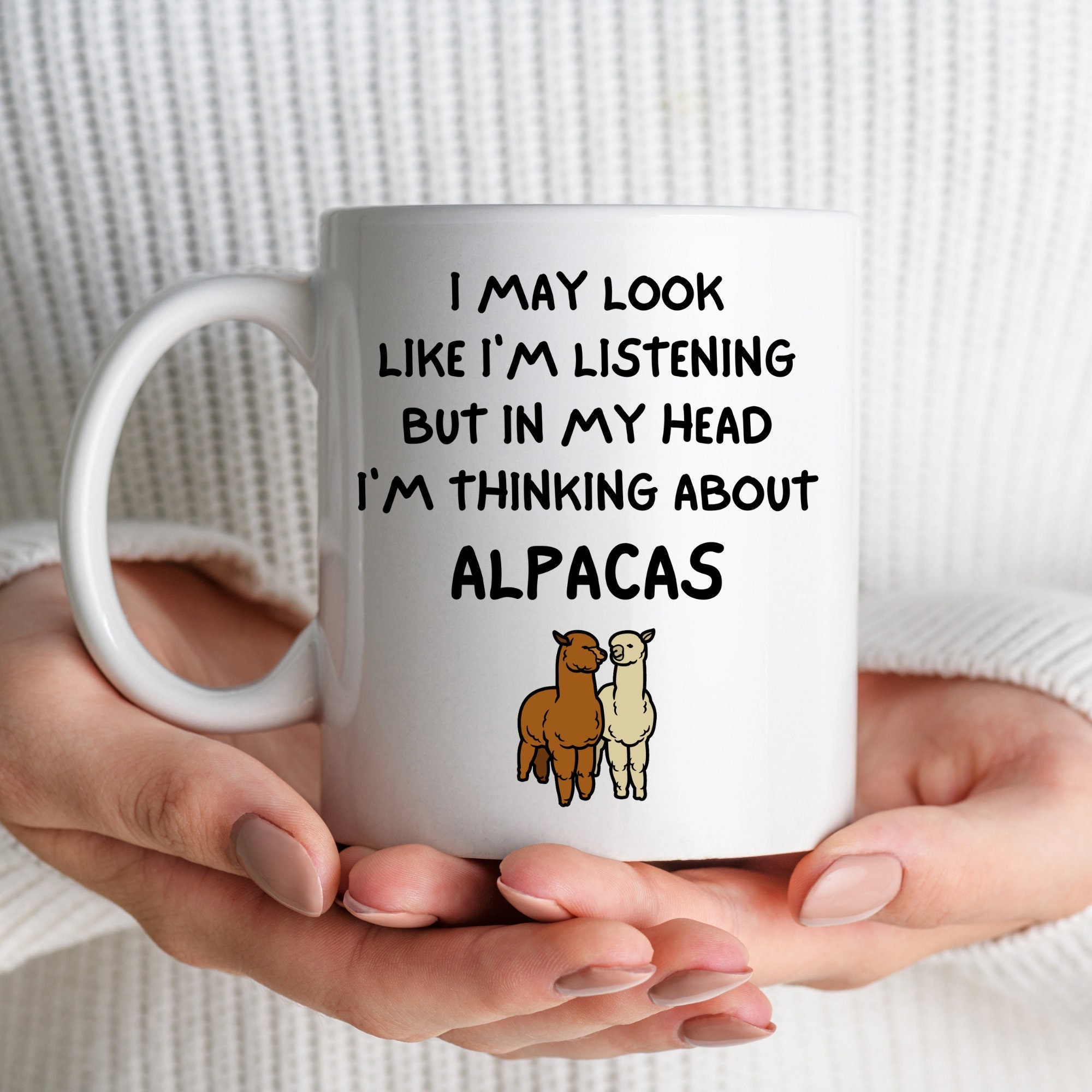 Alpaca Mug, in My Head I'm Thinking About Alpacas Mug, Alpaca Lover Gift,  Alpaca Gifts for Her, Alpaca Famer Mug, Funny Alpaca Mug - Etsy